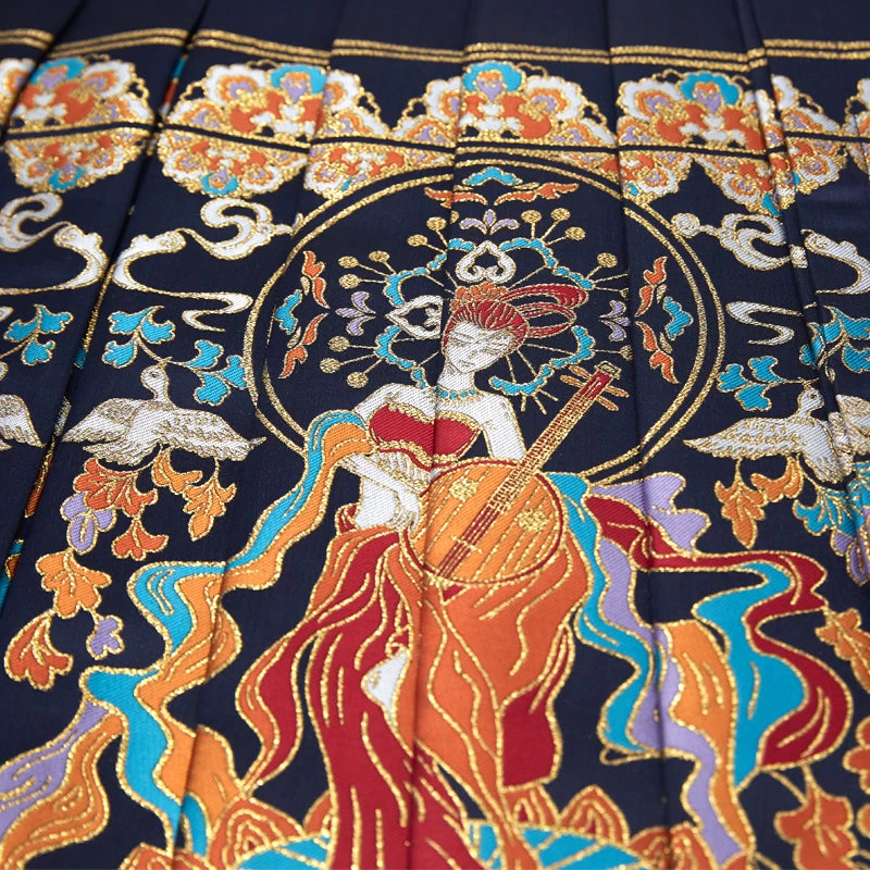 Women Modern Ma Mian Hanfu Skirt Daily Wear Plus Size | HANFUBAO