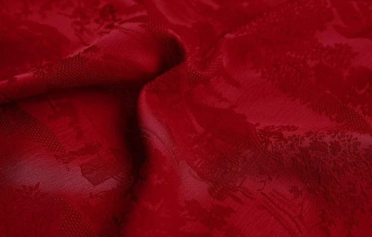 Women’s Acetate Satin Modern Hanfu Qipao Dress Wine Red | HANFUBAO