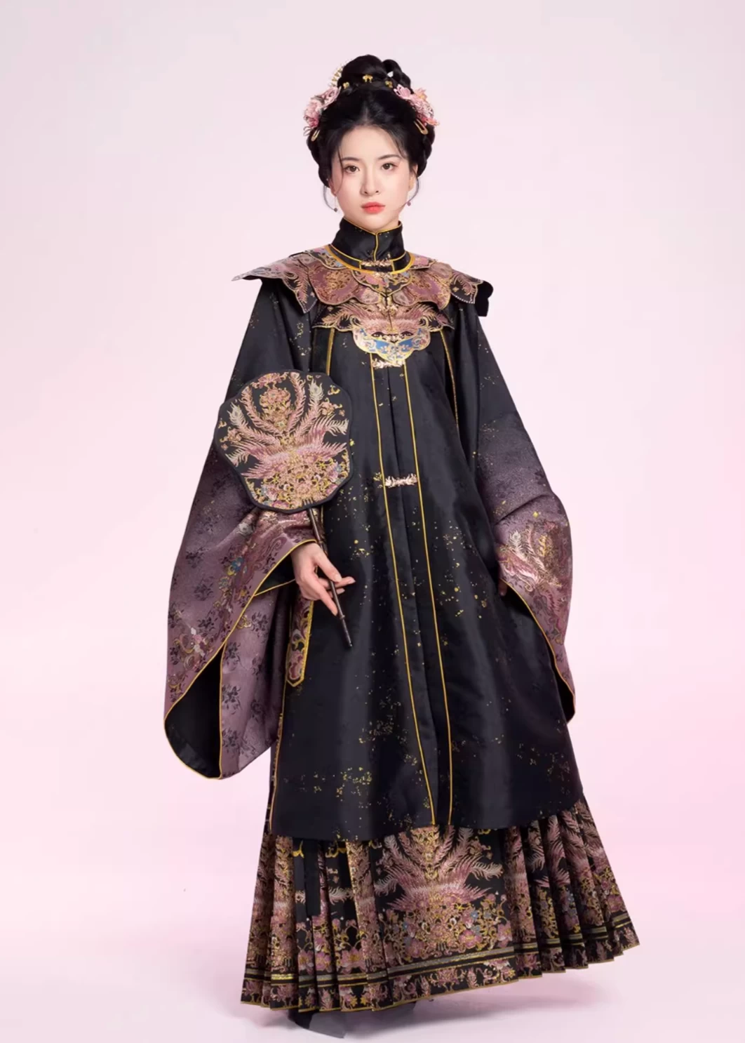 Women's Modern Hanfu Silk-Blend Graduation Set Pink Jade | HANFUBAO