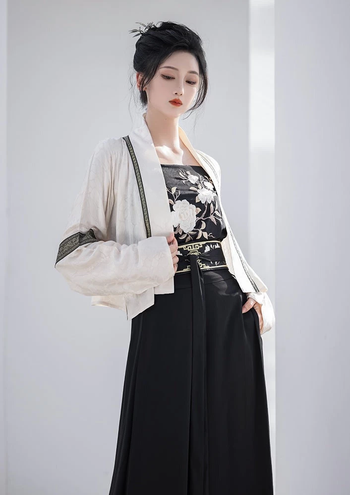 Women’s Chill Modern 4-Piece Daily Hanfu Pants Set, Lab Cotton/Silk | HANFUBAO