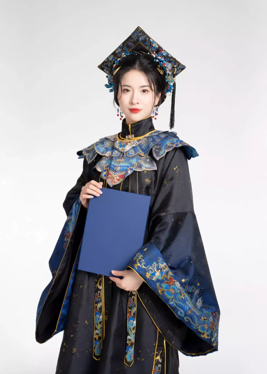 Women’s 11-Color Graduation Cloud Collar Hanfu Cape, Hand Washable | HANFUBAO