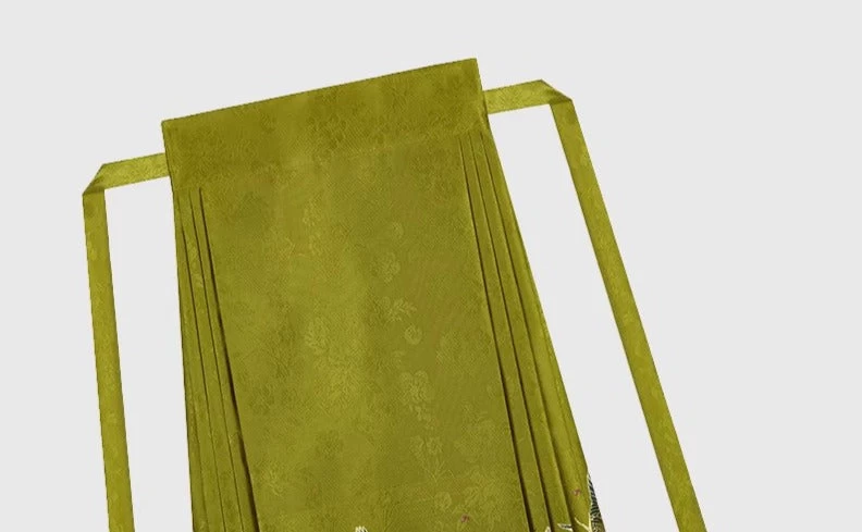 Women Modern Daily Hanfu 3-Piece Ma Mian Skirt Set Floral  | HANFUBAO