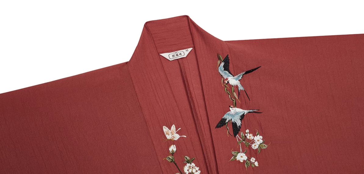 Women's Early Spring Swallows Modern 3-Piece Daily Hanfu Set| HANFUBAO