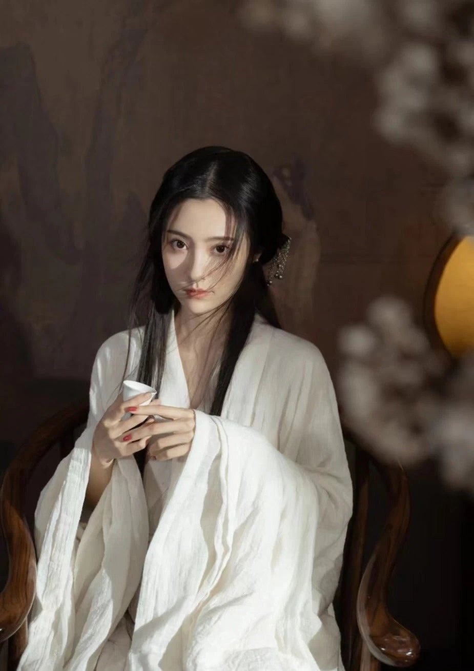 Women's Han Dynasty Linen Daily Hanfu Two-Piece Set Plus Size | HANFUBAO