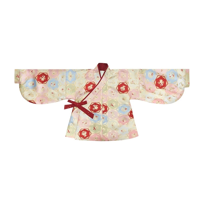 Women Modern Daily Hanfu Embroidered Pearl Cloud 4-Piece Set | HANFUBAO