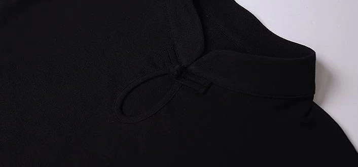 Women Daily Hanfu 3-Color Mandarin Short Sleeve Cotton-Spandex Top | HANFUBAO