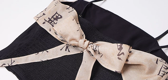 Women Daily Hanfu 3-Piece Mamian Set, Ink Fragrance Black | HANFUBAO