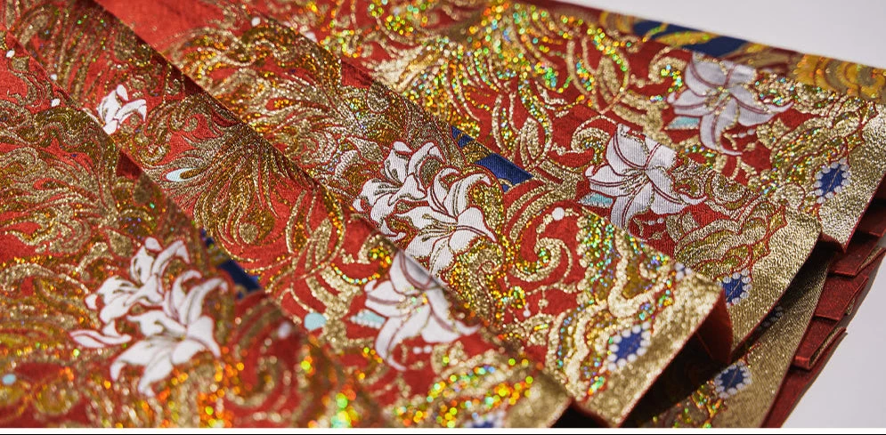 Women's 3-Piece Modern Wedding Hanfu Set Phoenix Embroidery | HANFUBAO