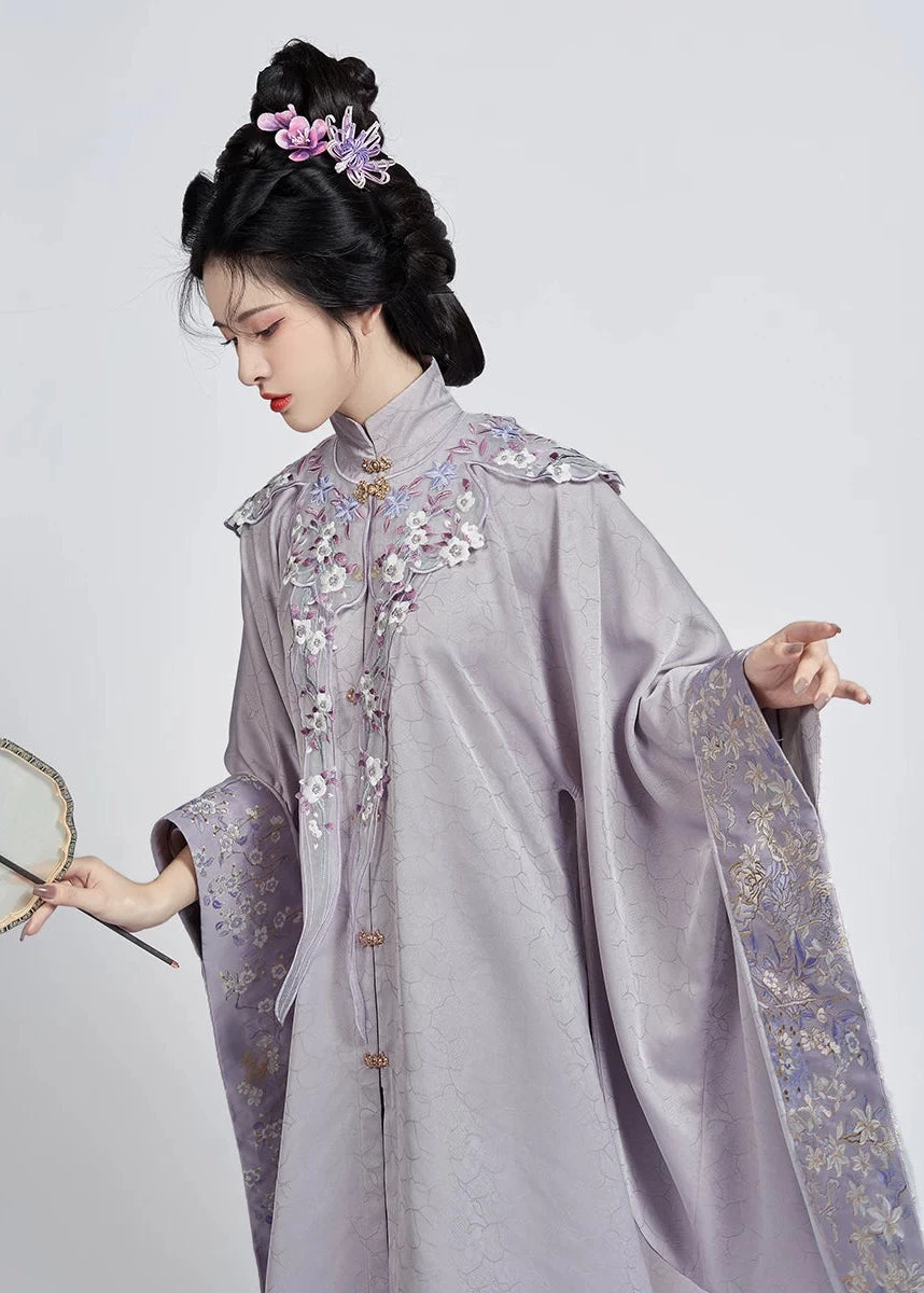 Women’s 11-Color Graduation Cloud Collar Hanfu Cape, Hand Washable | HANFUBAO