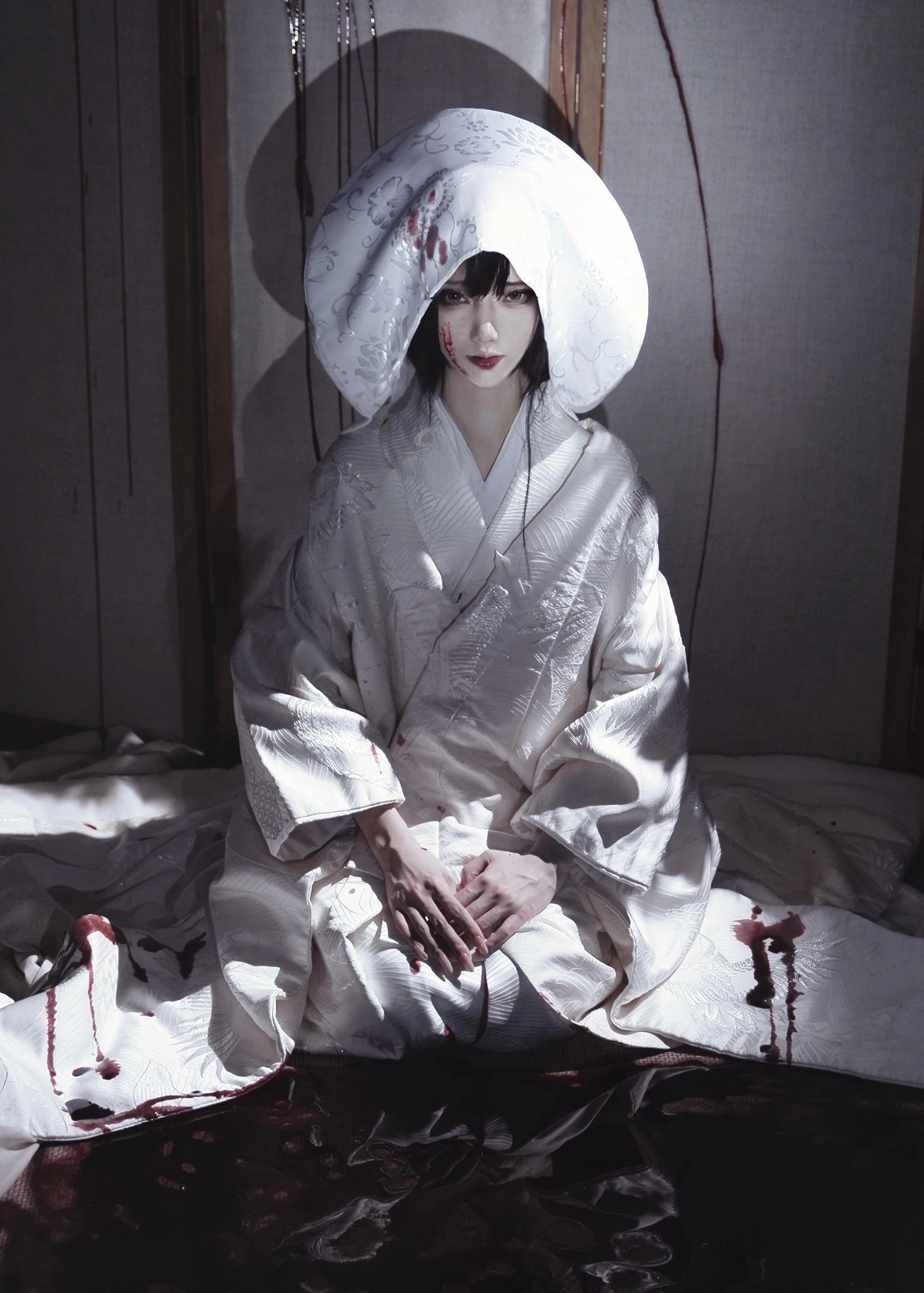 Women’s Modern Hanfu Kimono Set  White Shiromuku | HANFUBAO