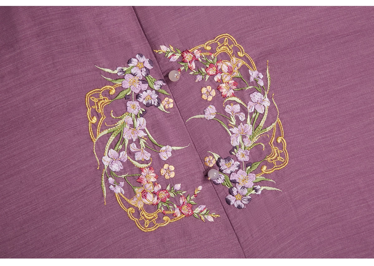 Women Modern Hanfu  2pcs Ma Mian Skirt Spring Floral | HANFUBAO