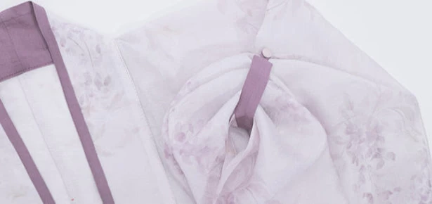 Women Viscose-Nylon Modern Hanfu 2-Piece Set Purple Wisteria | HANFUBAO