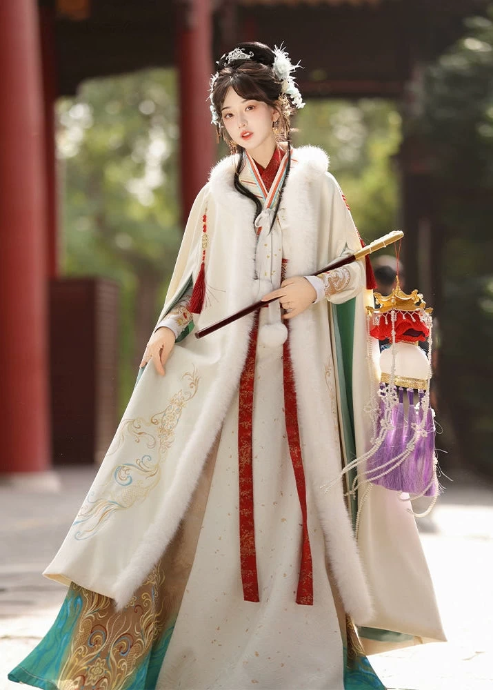 Unisex 6-Piece Song Dynasty Daily Hanfu Couple Set, Day/Night Plus Size | HANFUBAO