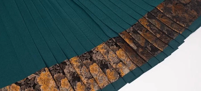 Women Modern 3-Piece Daily Hanfu Set Lyocell-Cotton, Skirt Pockets | HANFUBAO