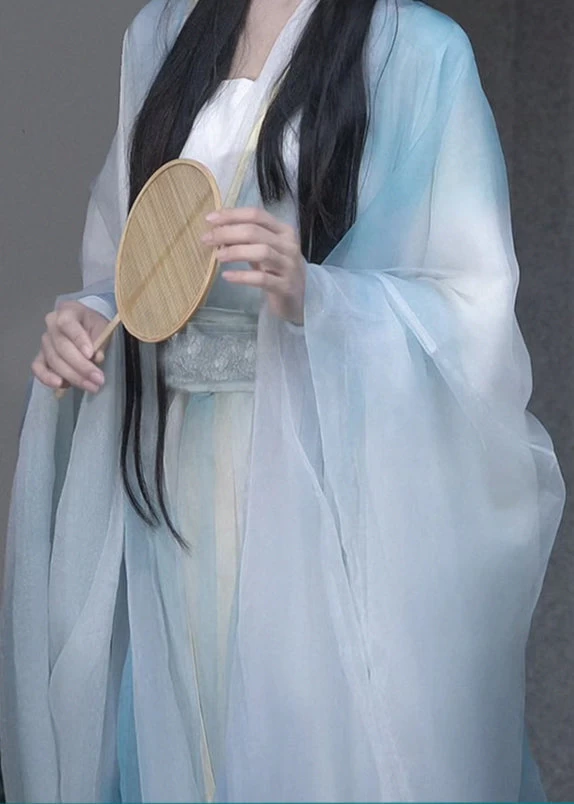 Women's Ether Fairy 4-Piece Chiffon Daily Hanfu Plus Size| HANFUBAO