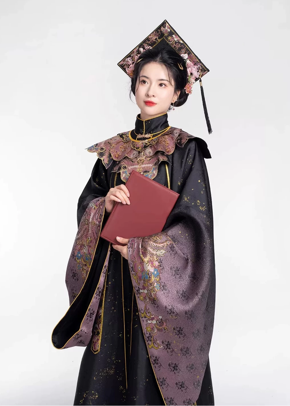 Women’s 11-Color Graduation Cloud Collar Hanfu Cape, Hand Washable | HANFUBAO