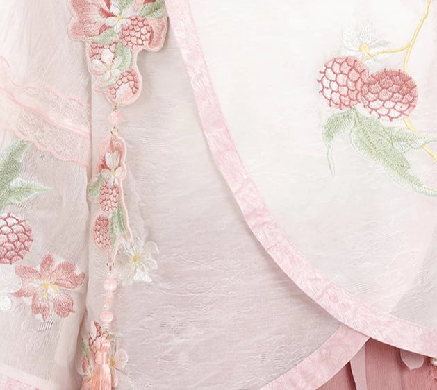 Women’s 4-Piece Daily Hanfu Set, Polyester, Plus Size | HANFUBAO