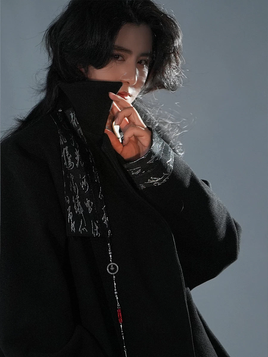 Unisex Modern Daily Hanfu Set Ink Print 100%  Plus Size | HANFUBAO