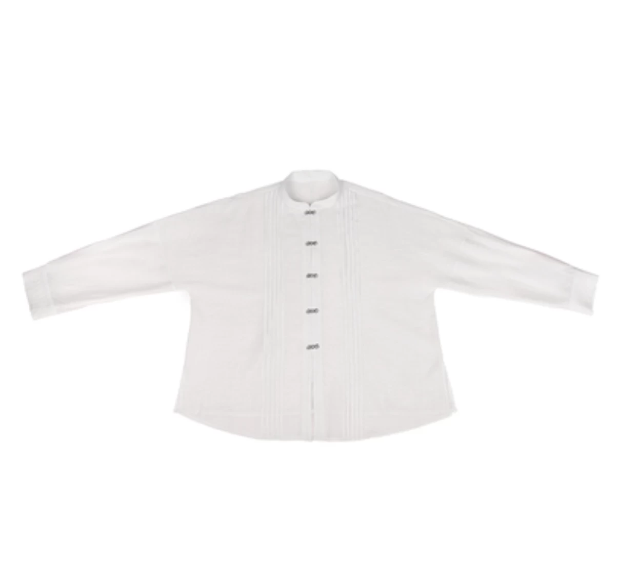 Women Modern Hanfu Blouse Black/White | HANFUBAO Lab Cotton Nylon Daily Wear