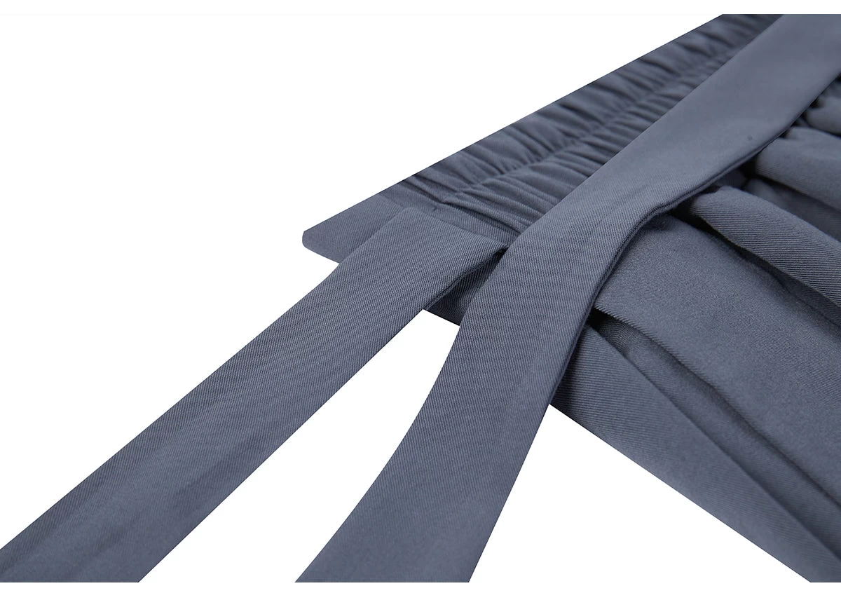 Women Modern Hanfu Cotton-Linen Set Modern Blue/Beige | HANFUBAO