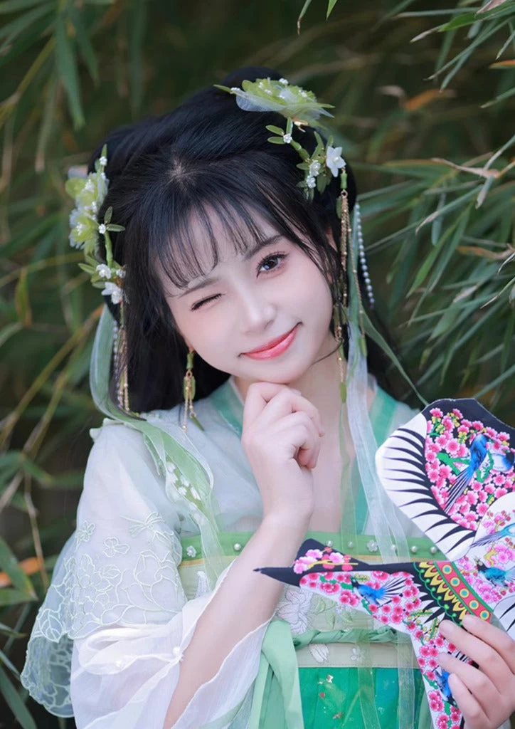 Unisex Bamboo Rain 2pcs Hanfu Hair Clips Set | HANFUBAO