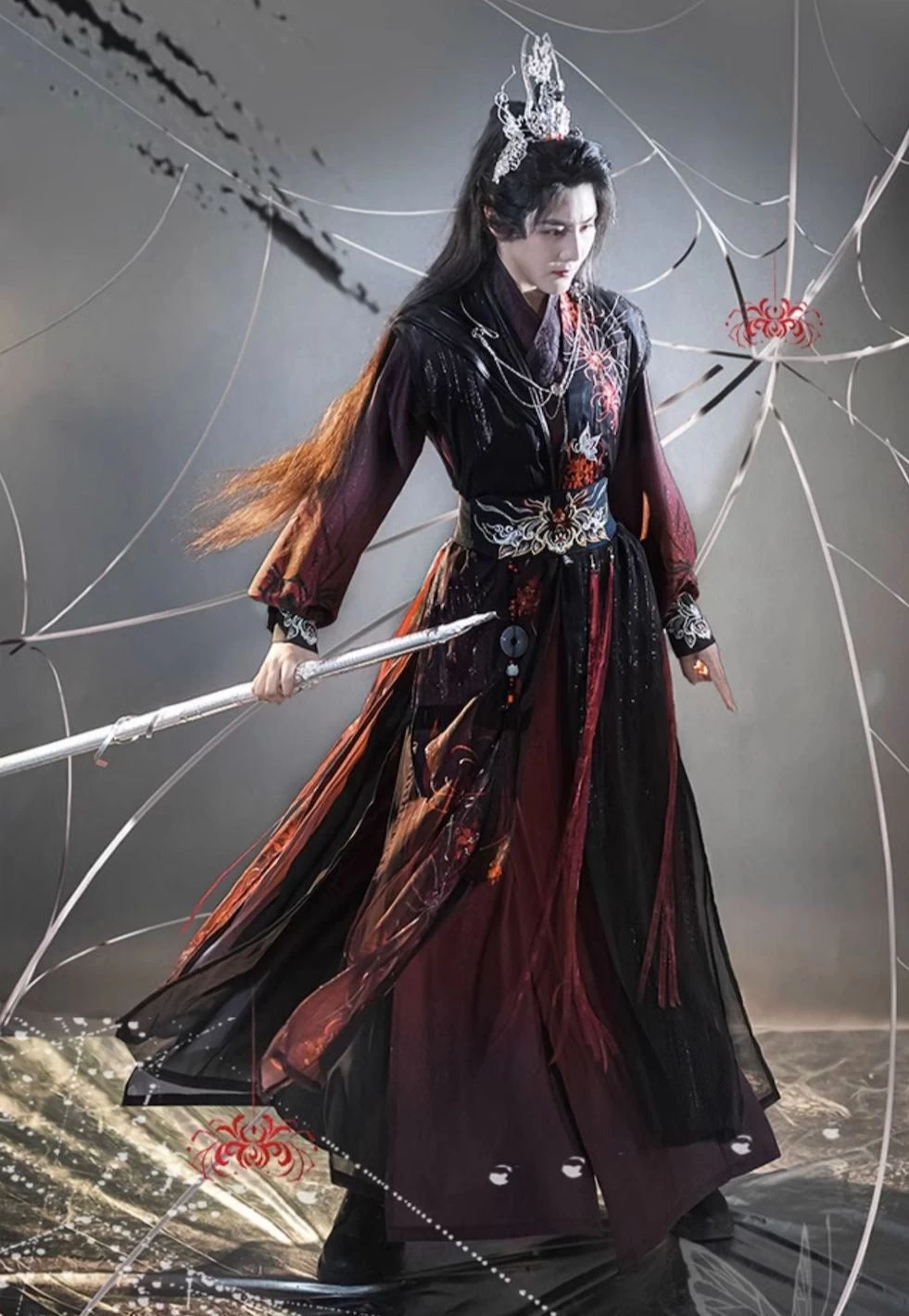 Unisex 4-Piece Daily Hanfu Set Chiffon Plus Size | HANFUBAO