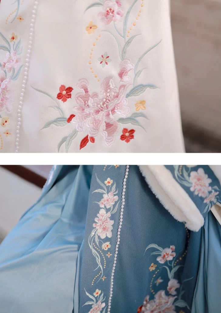 Women Modern Daily Hanfu Phoenix Embroidery 6m Hem | HANFUBAO