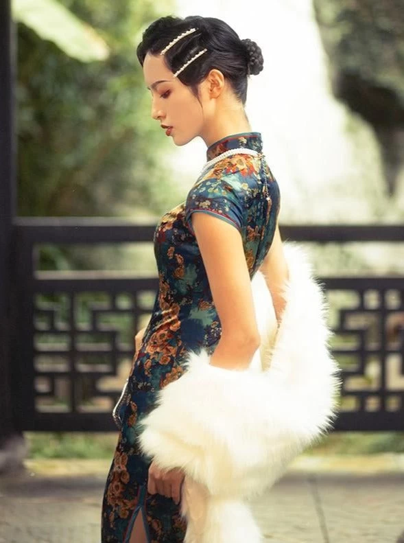 Women's Ivory Faux Fur Shawl Warm Winter Wedding Wrap Plus Size | HANFUBAO