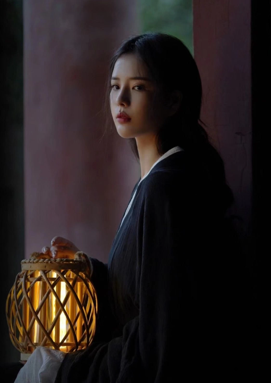 Women Han Dynasty Linen Daily Hanfu Two-Piece Set Plus Size| HANFUBAO