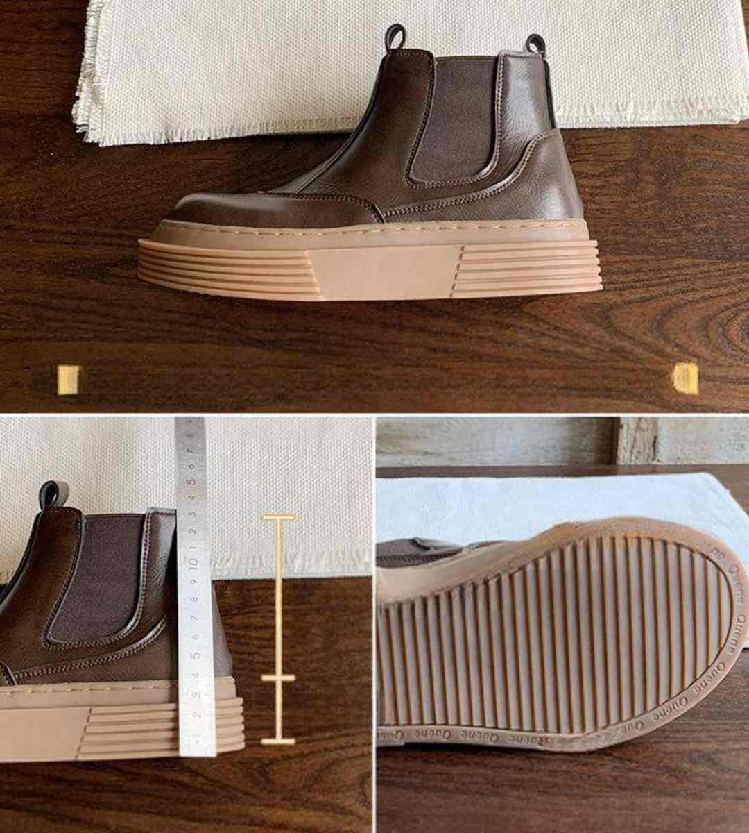 Winter Short Chelsea Boots Thick Cotton Retro Style