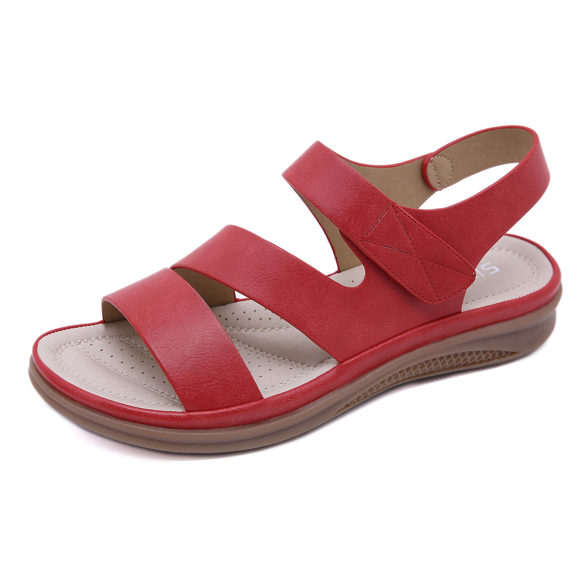 Women's Casual Lightweight Large Size Retro Wedge Comfortable Sandals