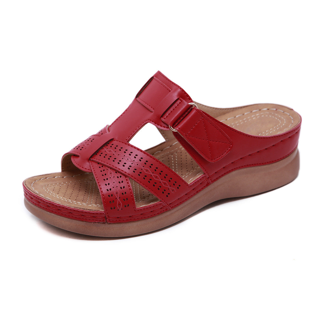 Sandals Women's Car Line Mother Shoes Large Size Sandals Wedge Slippers