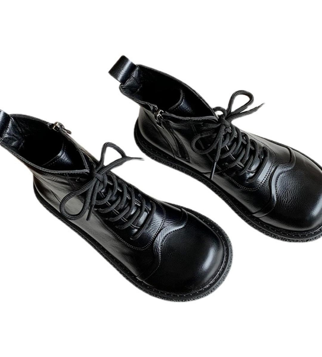 Winter Women's Round-toe Retro Platform Oxford Boots