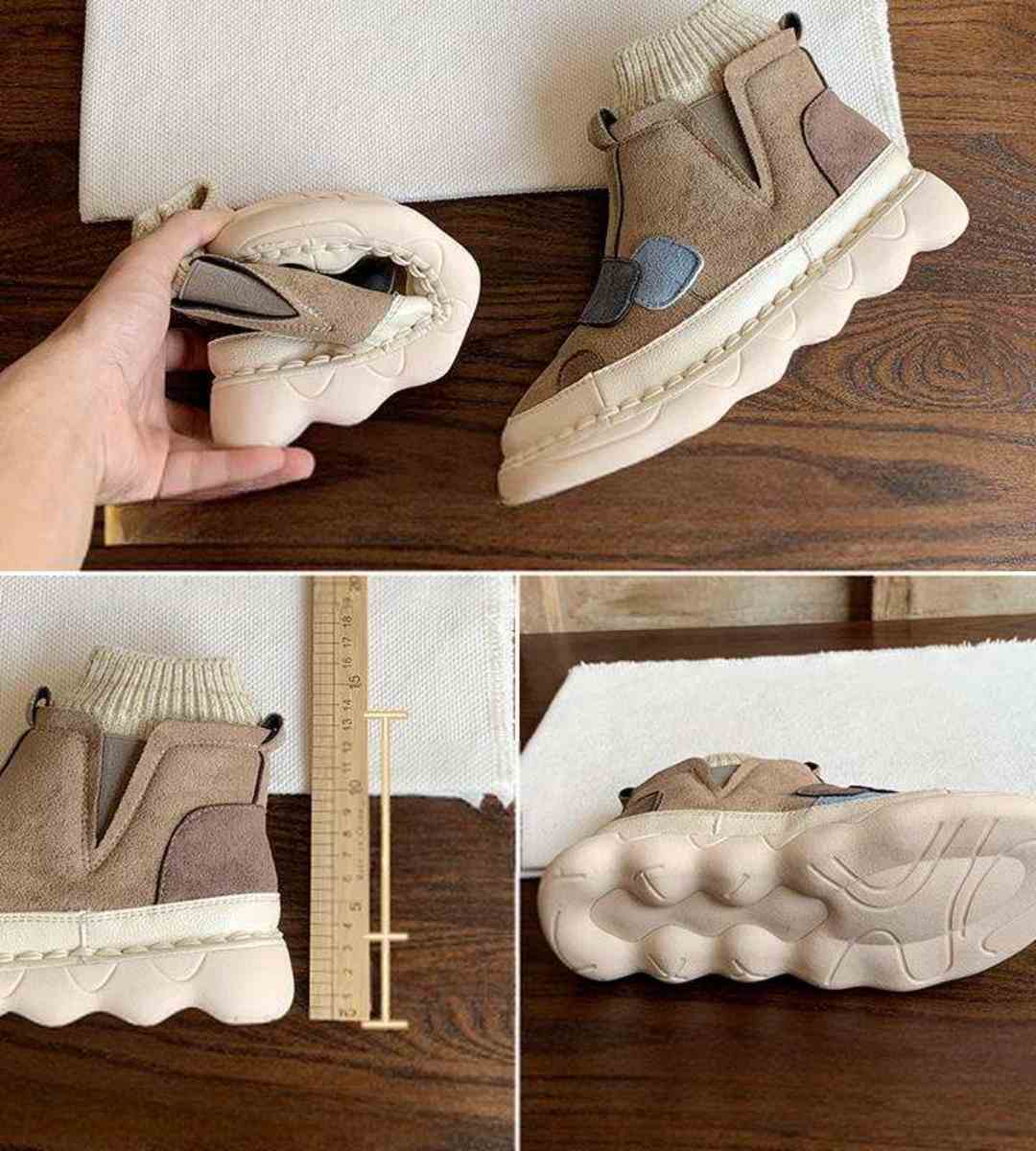 Winter Short Boots Soft Bottom Sock Martin Boots