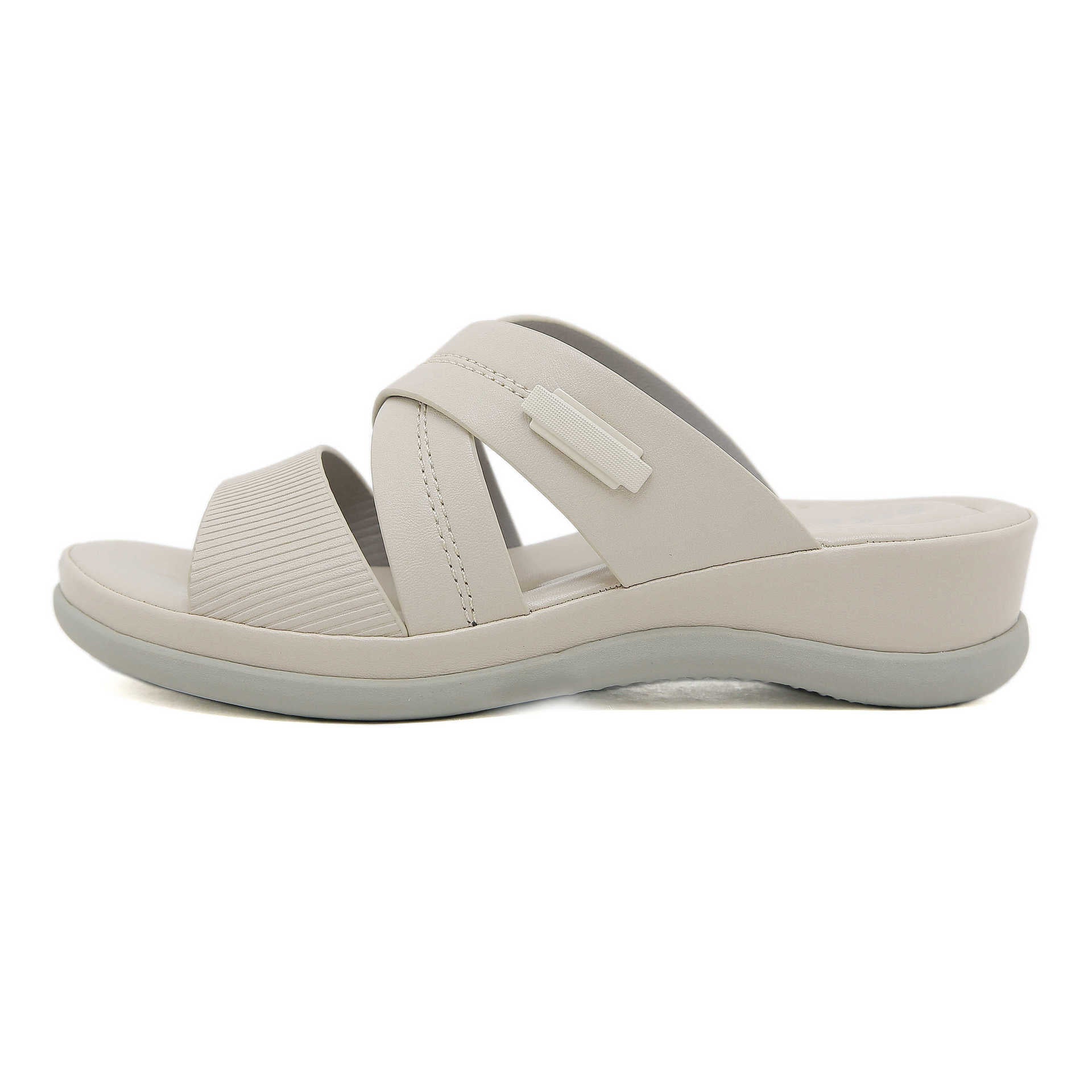 JS1905-3 Sweet Sandals Women's Fashionable Elegant Large Size Platform Slippers Beach Shoes