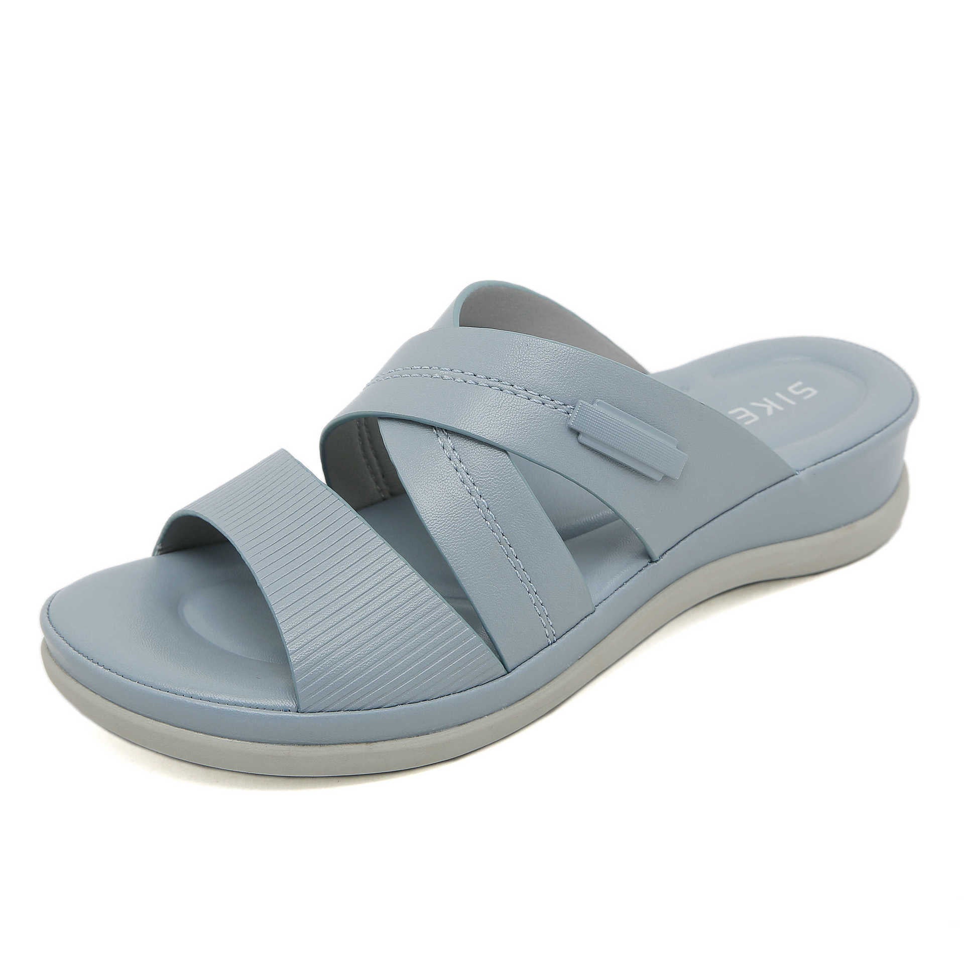 JS1905-3 Sweet Sandals Women's Fashionable Elegant Large Size Platform Slippers Beach Shoes