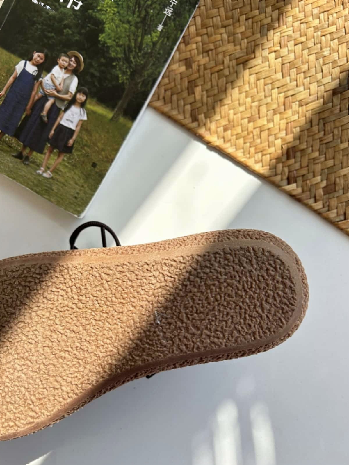 Round head lace-up thick-soled big head shoes autumn new black versatile small leather shoes single shoes