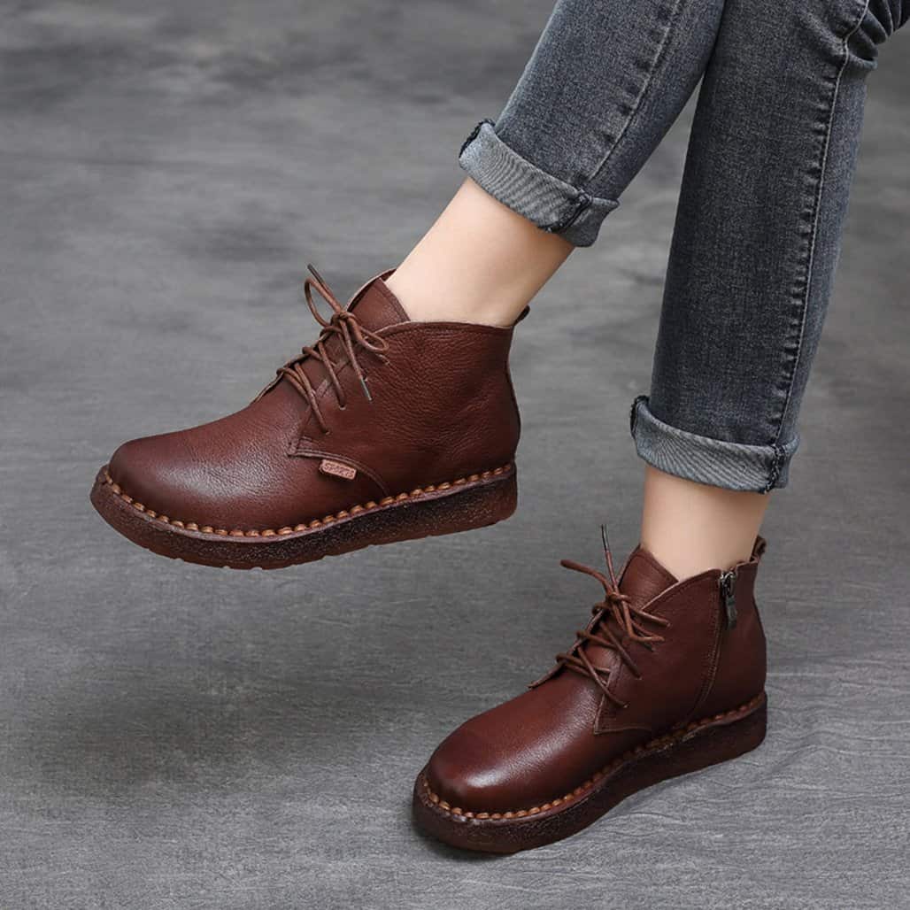 BEST Winter Comfortable Handmade Retro Walking Boots 42