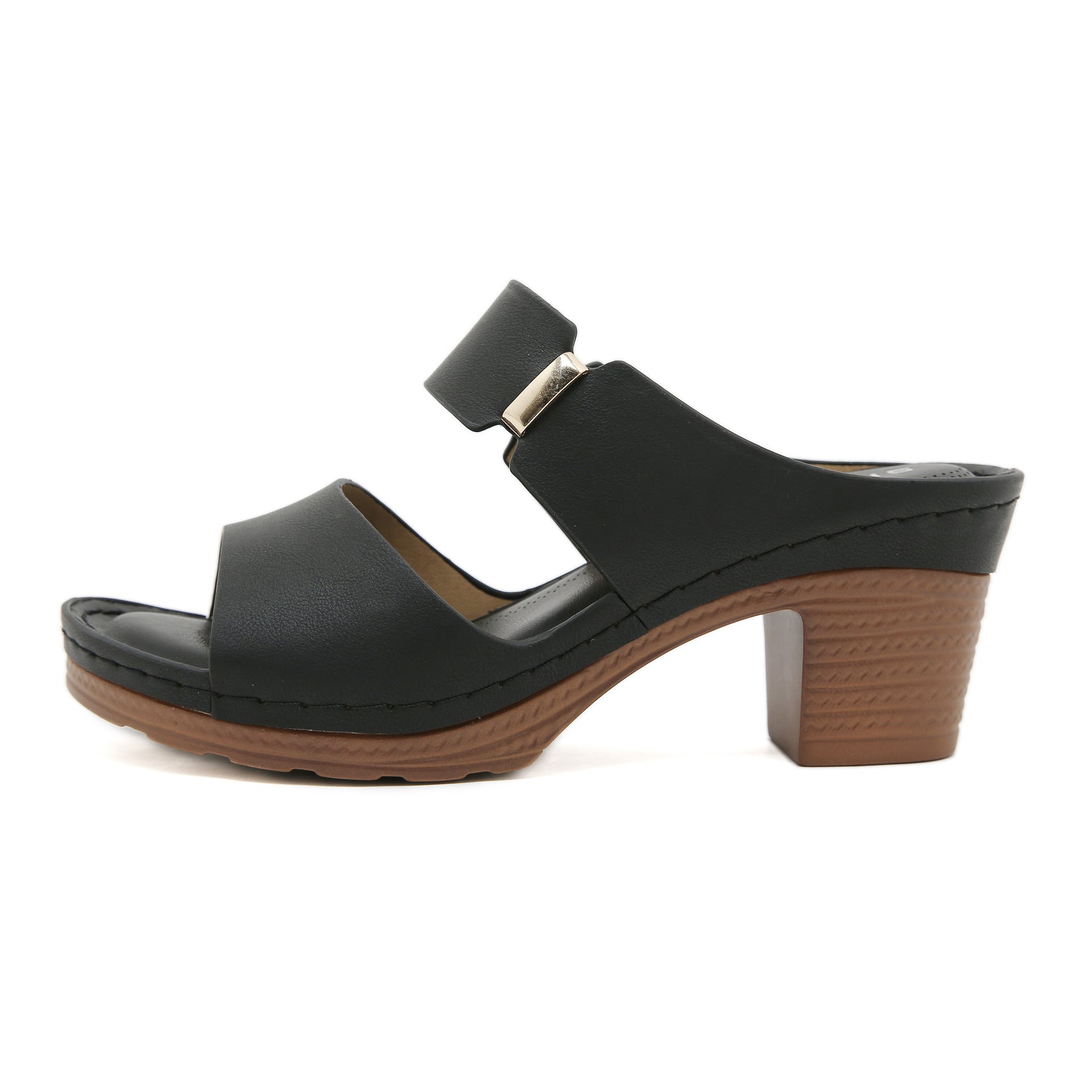 HX836-2 Sweet Sandals Women's Fashionable Large Size Wedge Shoes Beach Sandals