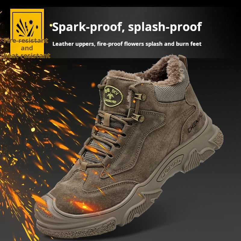 Qjaby-Work Shoes Puncture-Resistant Lightweight