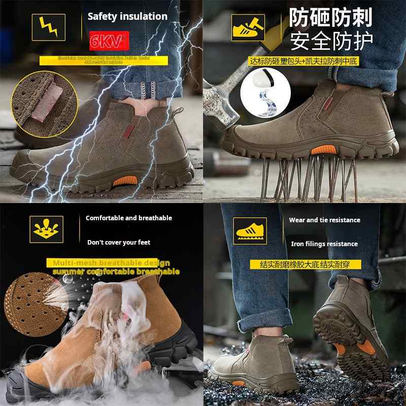 Dbkb-Work Shoes Puncture-Resistant Lightweight