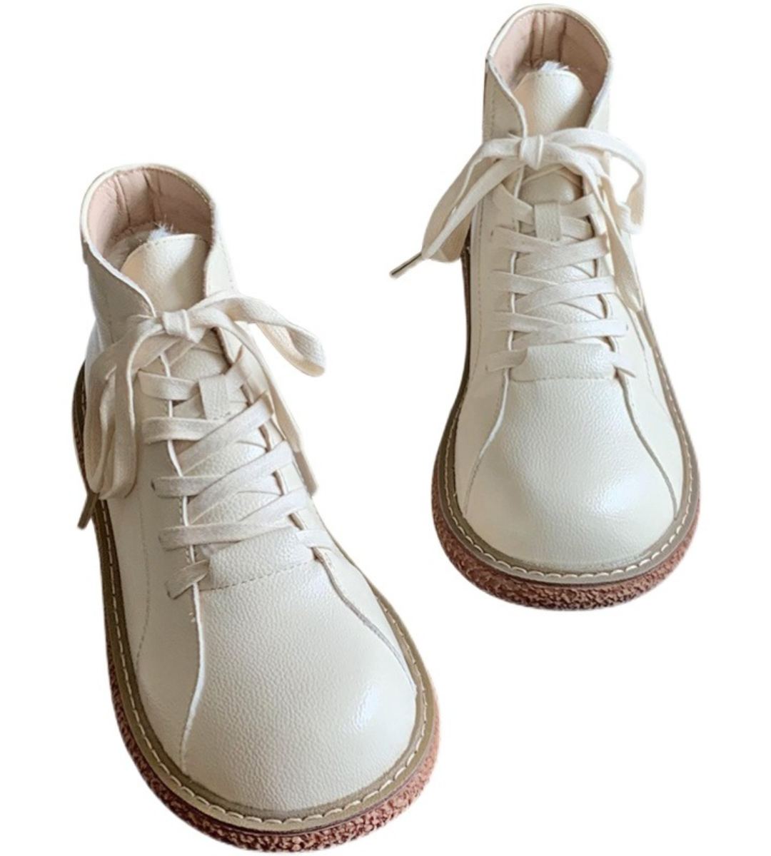 Fall Winter Martin Boots Women Plush Casual Short Boots