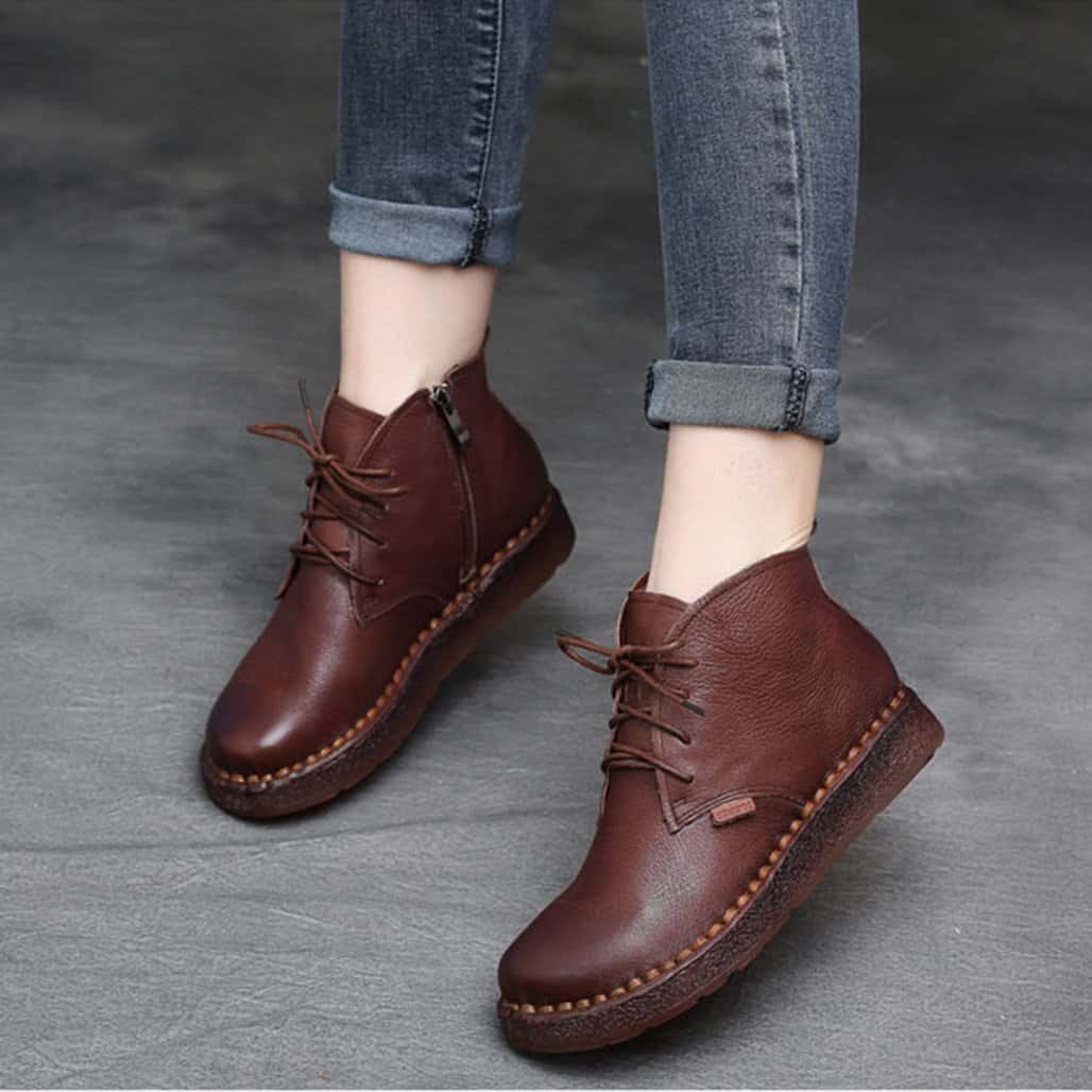 BEST Winter Comfortable Handmade Retro Walking Boots 42