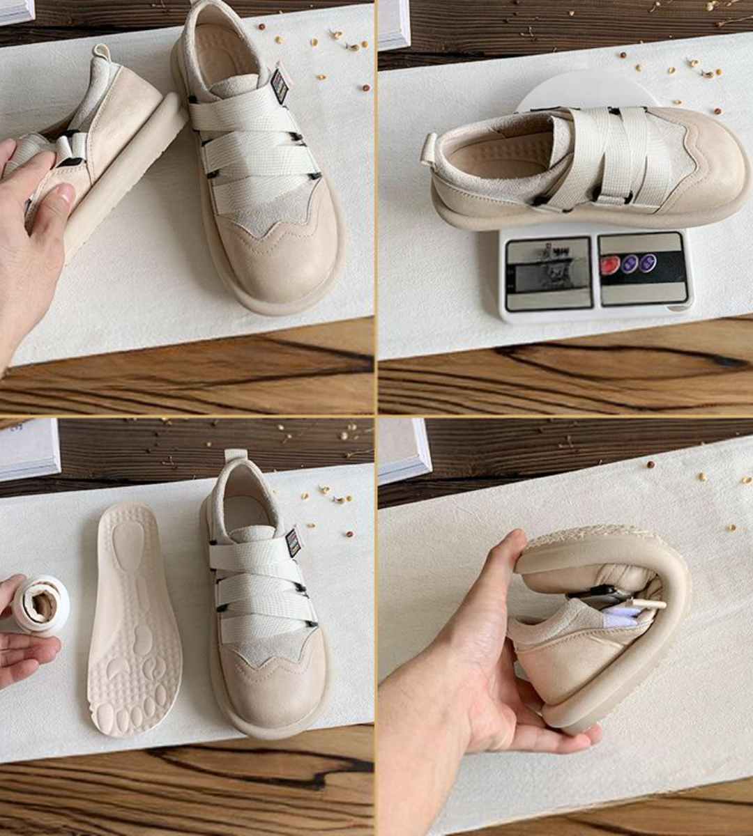 Summer Sneakers Leather Casual Sports Shoes