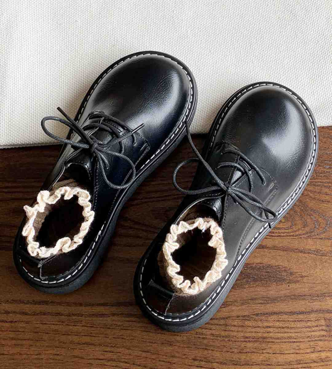 Winter Boots Leather Stylish Casual Outdoor