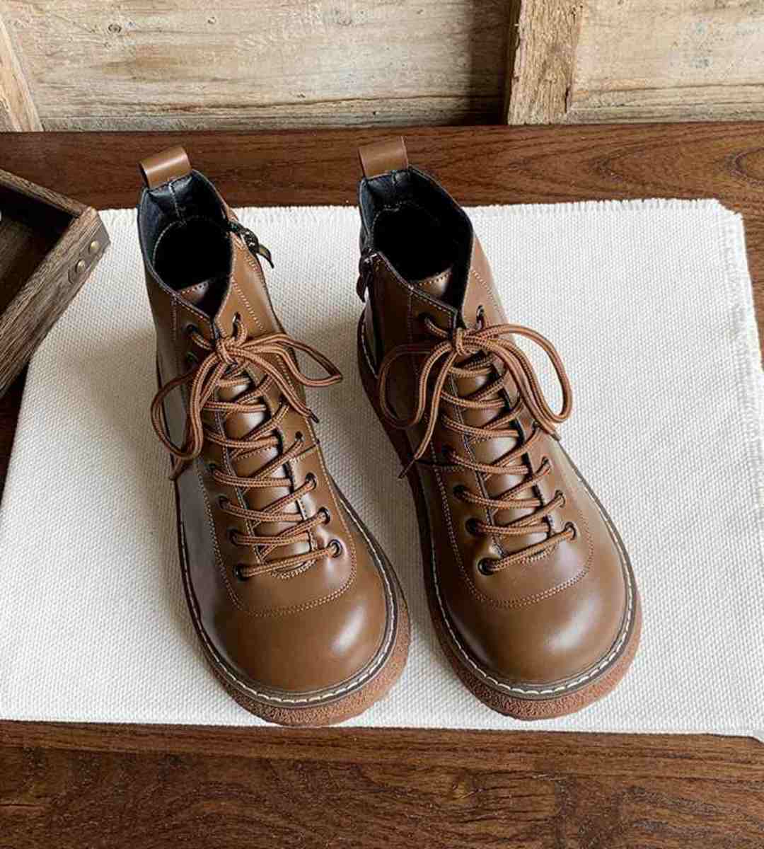 Autumn Winter - Short Boots - Thick-soled - Retro - Women's