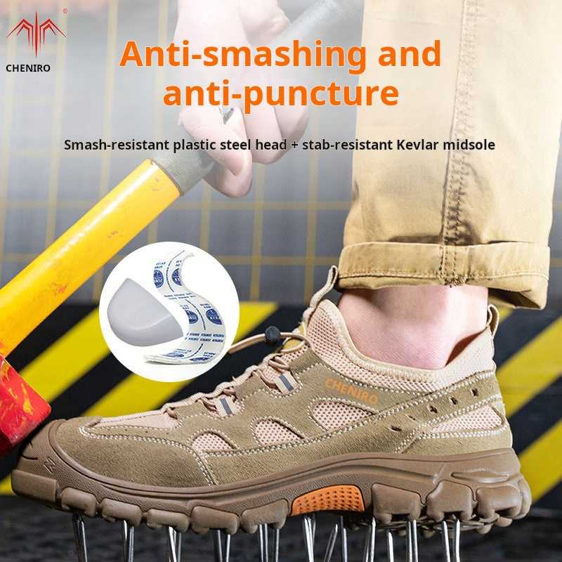 Czkhu-Work Shoes Cut-Resistant Lightweight