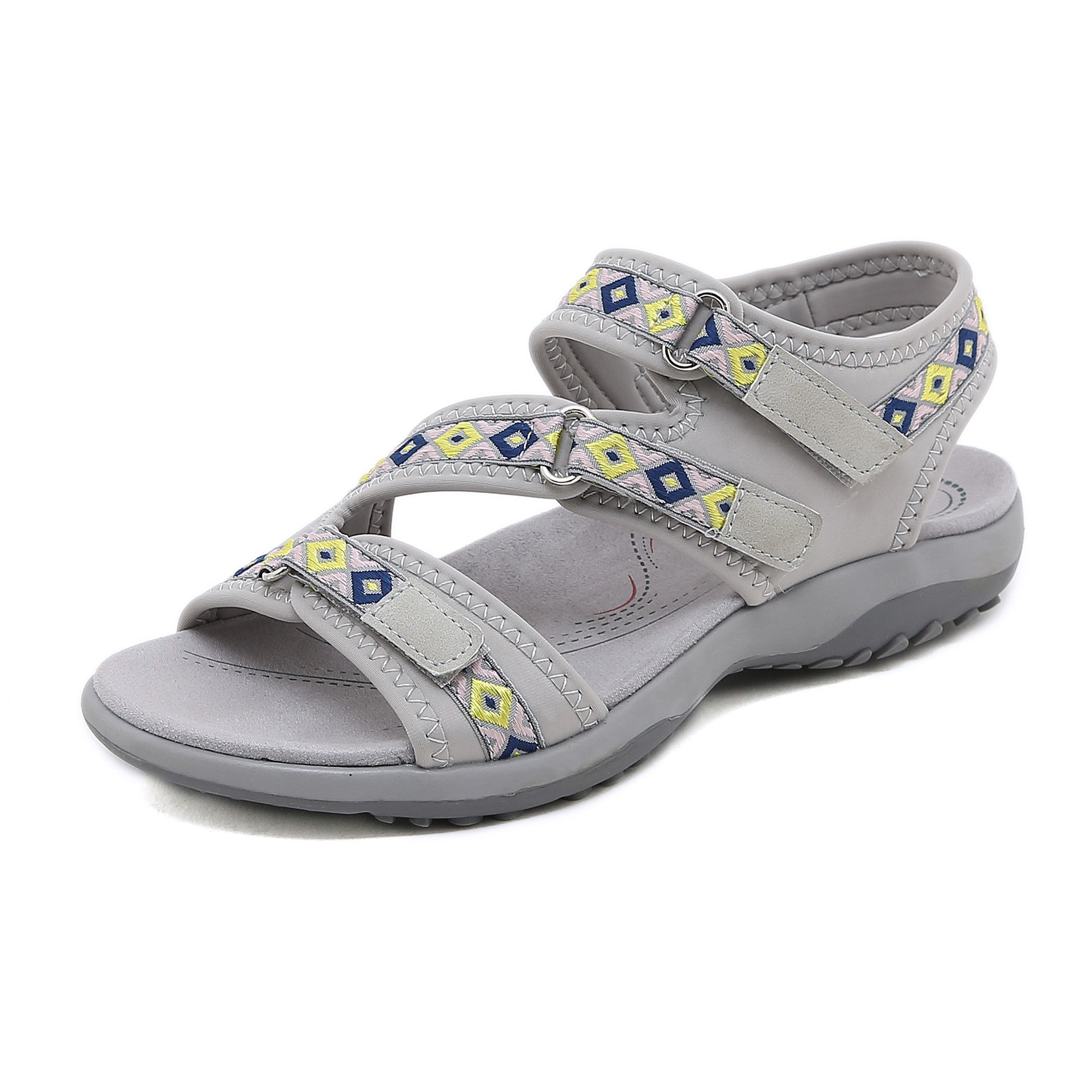 Sports Sandals Printed hook and loop Plus Size Women's Shoes | Sports sandals