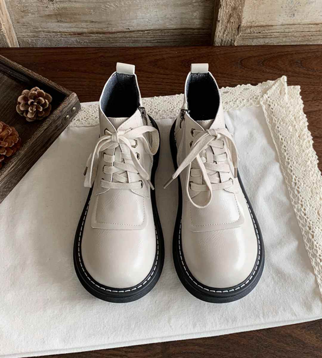 Spring Sneakers Leather Casual Sports Footwear