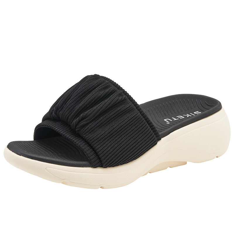 398-3 Thick Sole Lightweight Anti slip Comfortable Casual Slippers | Sports sandals